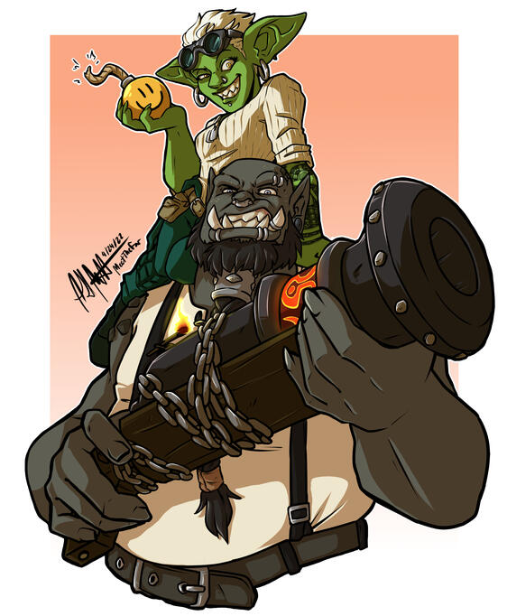 Colored + add. character