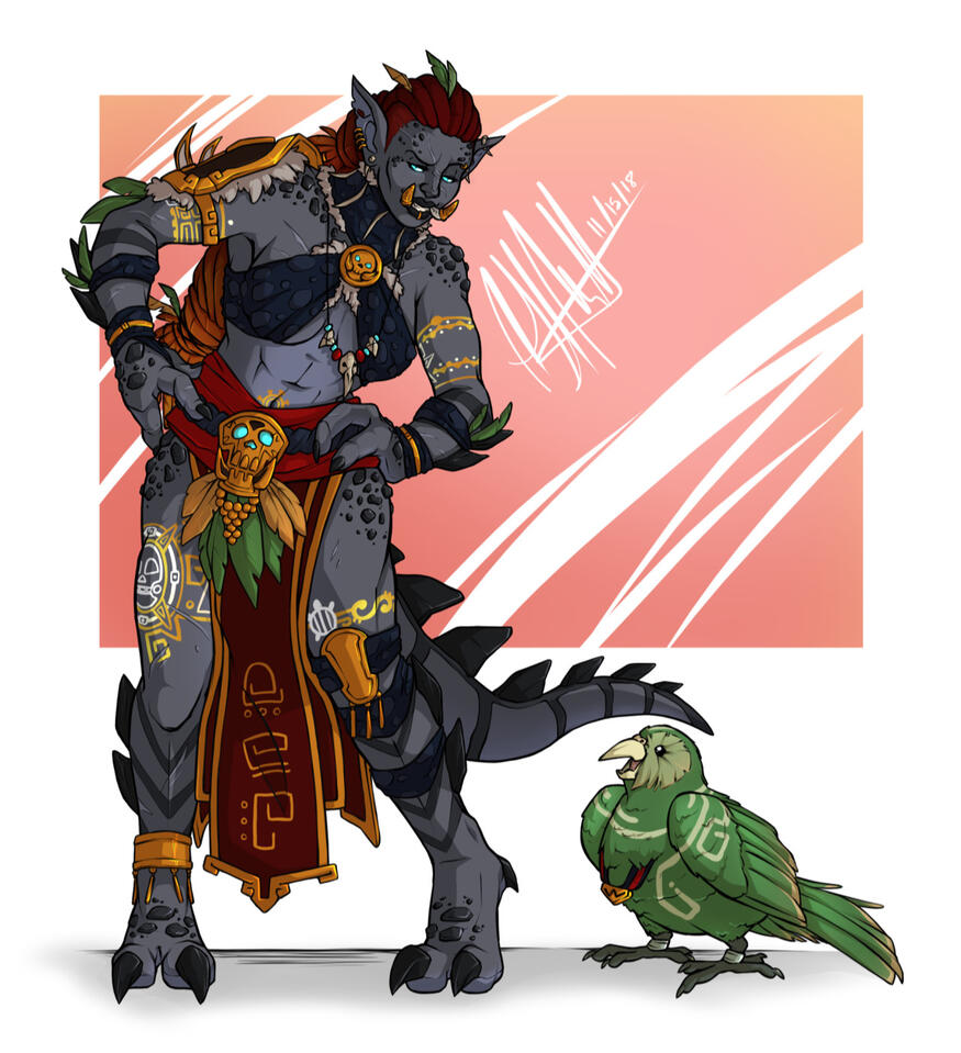 Colored + add. character